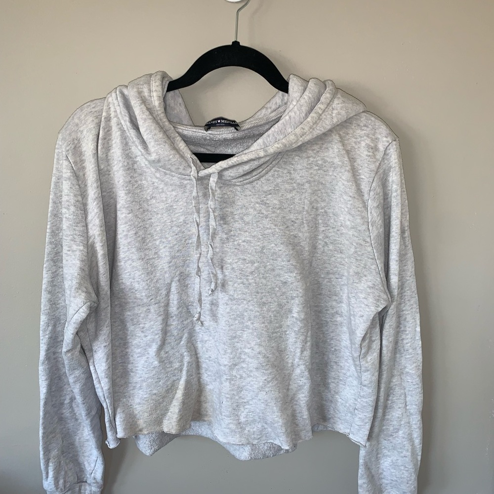Brandy Melville cropped hoodie